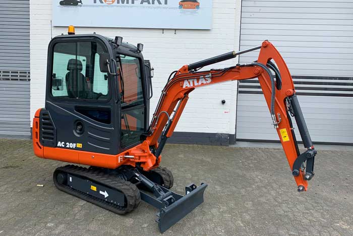 Atlas AC 20F Minibagger, 1.940 kg Dienstgewicht